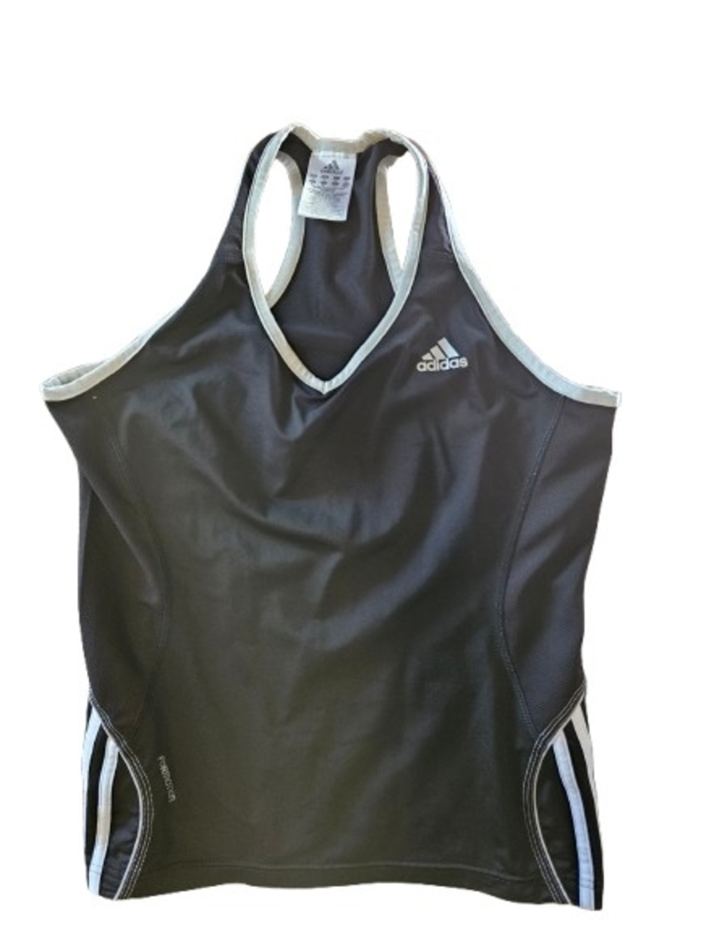 Adidas ClimaLite Black Racerback Tank Top Women's Medium Athletic Workout